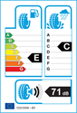 etichetta europea dei pneumatici per Antares INGENS A1 205 55 16