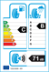 etichetta europea dei pneumatici per Apollo Alnac 4G All Season 185 65 15 88 H 3PMSF M+S