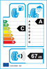 etichetta europea dei pneumatici per ARMSTRONG Blu Trac Van 205 65 16 105 T 