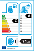 etichetta europea dei pneumatici per Bridgestone A005 Weather Control Evo 205 40 17 84 W 3PMSF FR M+S XL