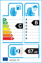 etichetta europea dei pneumatici per Bridgestone ALENZA 001 215 60 17