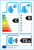 etichetta europea dei pneumatici per Bridgestone Blizzak 6 255 40 18 99 V 3PMSF FR XL