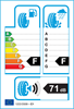 etichetta europea dei pneumatici per Bridgestone Blizzak Dm-V2 265 70 15 112 R 3PMSF F M+S