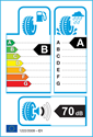 etichetta europea dei pneumatici per Bridgestone Blizzak LM-22 205 55 16