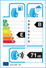 etichetta europea dei pneumatici per Bridgestone Blizzak Lm-25 195 60 16 89 H 3PMSF B E M+S