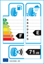 etichetta europea dei pneumatici per Bridgestone Blizzak Lm-25 255 40 18 95 V 3PMSF E F M+S