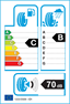 etichetta europea dei pneumatici per Bridgestone Blizzak Lm001 255 50 18 106 V 3PMSF M+S MO XL