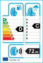 etichetta europea dei pneumatici per Bridgestone DUELER A/T 001 215 65 16