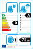 etichetta europea dei pneumatici per Bridgestone Duravis All Season 205 75 16 113 R 10PR 3PMSF M+S