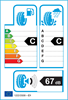 etichetta europea dei pneumatici per Bridgestone Ecopia Ep150 175 65 15 84 h 