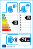 etichetta europea dei pneumatici per Bridgestone Potenza Re050 Asymmetric 255 35 19 96 Y FR MO1 XL