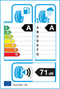 etichetta europea dei pneumatici per Bridgestone turanza t005 205 55 16