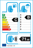 etichetta europea dei pneumatici per Continental Allseasoncontact 2 235 40 18 95 Y 3PMSF EV Evc M+S XL