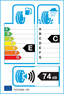 etichetta europea dei pneumatici per Continental Conti4x4contact 255 50 19 107 V FR M+S XL