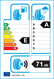 etichetta europea dei pneumatici per Continental Conticrosscontact Uhp 235 55 17 99 h FR