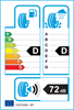 etichetta europea dei pneumatici per Continental Contitrac 255 70 16 111 H M+S