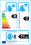 etichetta europea dei pneumatici per Continental Contivancontact 100 195 65 15 95 T RF