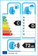 etichetta europea dei pneumatici per Continental Contiwintercontact Ts 830 P 205 55 17 95 H * 3PMSF BMW M+S XL