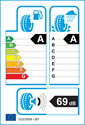 etichetta europea dei pneumatici per Continental UltraContact NXT 205 55 16