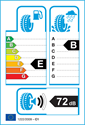 etichetta europea dei pneumatici per Cooper weathermaster van 215 60 16
