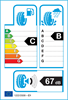 etichetta europea dei pneumatici per Davanti Dx390 185 55 16 87 V C M+S XL