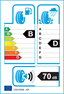 etichetta europea dei pneumatici per Falken Ziex Ze001a A/S 225 55 18 98 V M+S