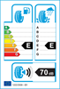 etichetta europea dei pneumatici per Fortuna Winter Suv2 225 55 18 98 V 3PMSF M+S