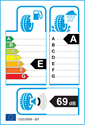 etichetta europea dei pneumatici per Goodyear EAGLE F1 ASYM 2 225 45 18