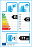 etichetta europea dei pneumatici per Goodyear Efficientgrip Suv 285 65 17 116 V B C