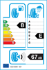 etichetta europea dei pneumatici per Goodyear Efficientgrip 185 55 15 82 H DEMO FP
