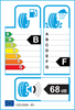 etichetta europea dei pneumatici per Goodyear Ultra Grip Ice 2 235 50 17 100 T 3PMSF M+S XL