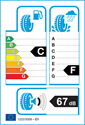 etichetta europea dei pneumatici per Goodyear ultra grip ice 2 225 45 17