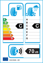 etichetta europea dei pneumatici per Goodyear Vector 4Seasons 205 55 16