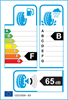etichetta europea dei pneumatici per Goodyear Wrangler Hp All Weather 235 65 17 104 V M+S