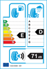 etichetta europea dei pneumatici per Kumho Cw51 205 65 15 102 T 3PMSF 6PR C M+S