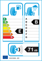 etichetta europea dei pneumatici per Lassa SNOWAYS 4 205 55 16
