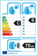 etichetta europea dei pneumatici per Leao Novaforce Hp100 185 65 15 88 H 