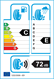 etichetta europea dei pneumatici per Marshal Izen Kw27 245 45 18 100 V 3PMSF BSW XL