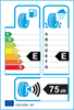 etichetta europea dei pneumatici per Marshal Kc11 205 80 16 104 Q 3PMSF M+S