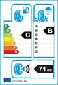 etichetta europea dei pneumatici per Marshal MH15 205 55 16