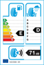 etichetta europea dei pneumatici per Marshal Wintercraft Ice Wi31 225 40 18 92 T 3PMSF B E M+S XL