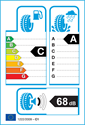 etichetta europea dei pneumatici per Michelin cross climate 195 55 16