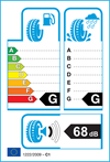 etichetta europea pneumatici Michelin Crossclimate+ 175 60 14 83 H 3PMSF M+S XL