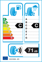 etichetta europea dei pneumatici per Michelin LATITUDE CROSS 185 65 15