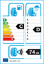 etichetta europea dei pneumatici per Michelin Pilot Alpin 5 Suv 285 45 21 113 V 3PMSF M+S NC0 XL