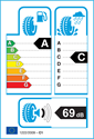 etichetta europea dei pneumatici per Michelin PRIMACY A/S 245 45 19