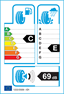 etichetta europea dei pneumatici per Michelin X Ice North 4 Suv 235 60 17 106 T 3PMSF EL M+S STUDDED