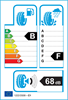 etichetta europea dei pneumatici per Michelin X-Ice North 4 235 65 17 108 T 3PMSF M+S STUDDED