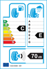 etichetta europea dei pneumatici per Michelin X-Snow - C, E, A, 70Db 315 35 20 110 H 3PMSF C E XL
