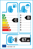 etichetta europea dei pneumatici per Nexen Nblue Hd Plus 185 55 15 82 H PLUS